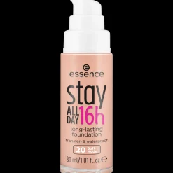 essence stay ALL DAY 16h long-lasting fondotinta viso 20 - Soft Nude Discount
