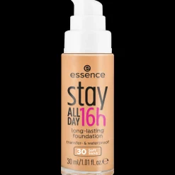 essence stay ALL DAY 16h long-lasting fondotinta viso 30 - Soft Sand Cheap